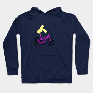 Duck On A Bicycle Hoodie